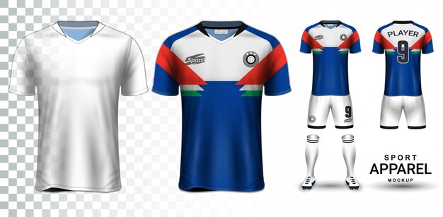 Download Premium Vector Sports Jersey Template For Team Uniforms