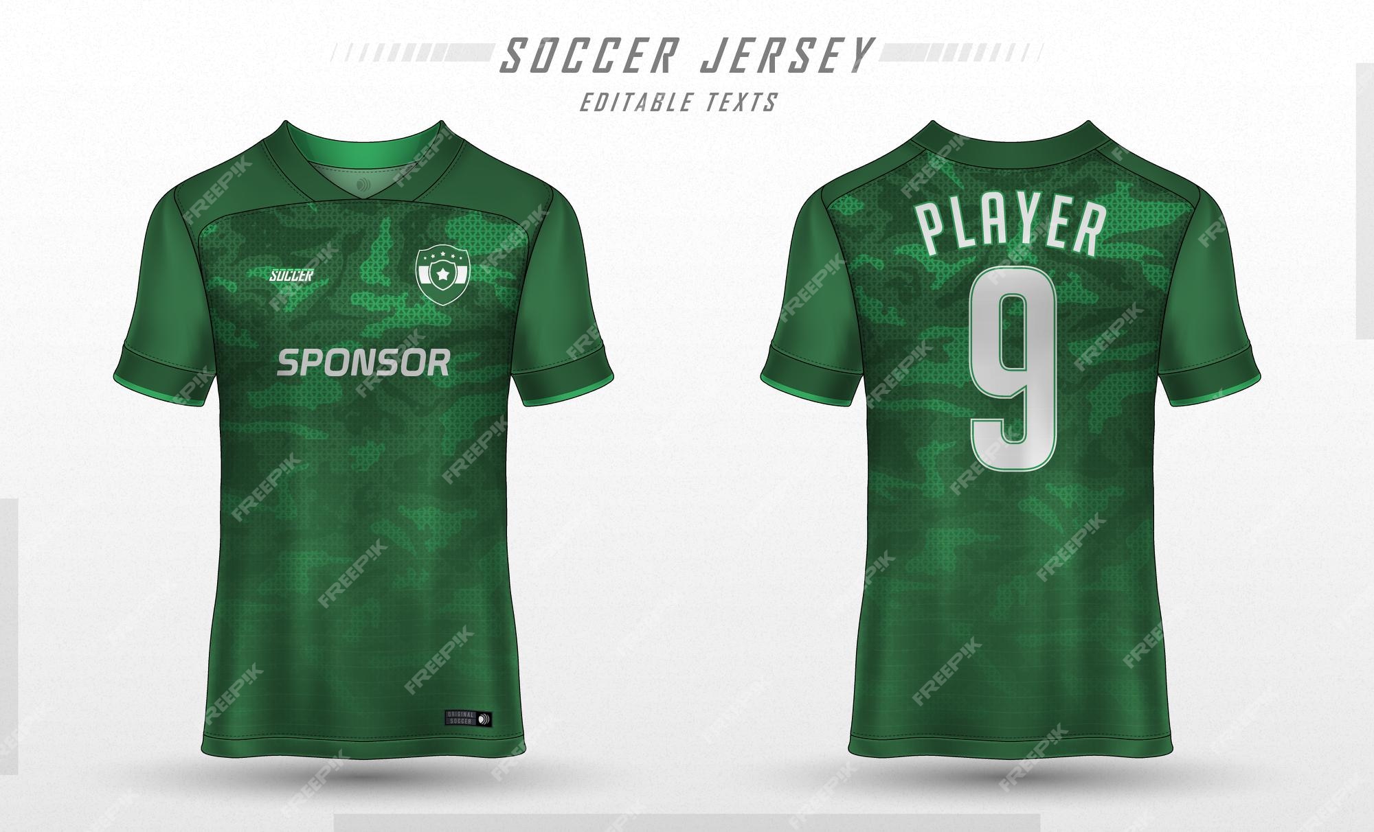 Green soccer jersey Vectors & Illustrations for Free Download