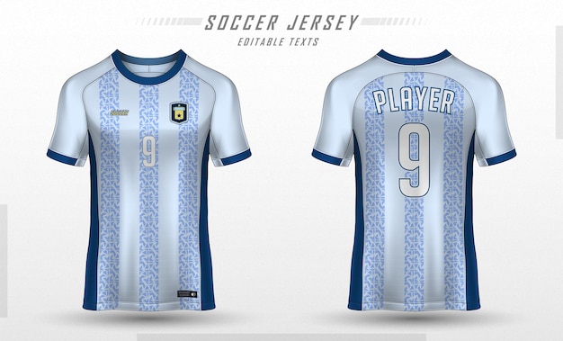 Tshirt Sport Design Template Soccer Jersey Stock Vector (Royalty