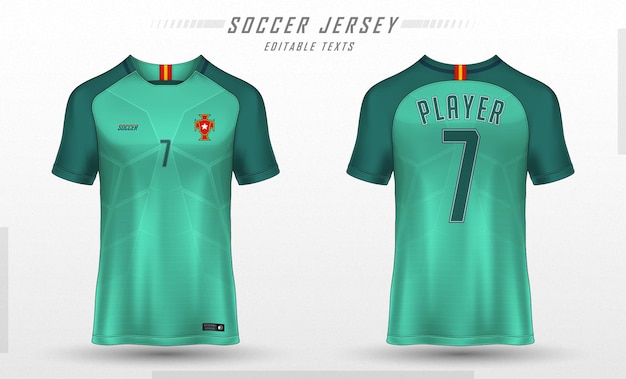 Soccer jersey template sport t-shirt design