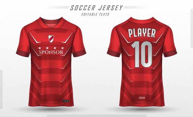 Download Free Vector Soccer Jersey Template Sport T Shirt Design
