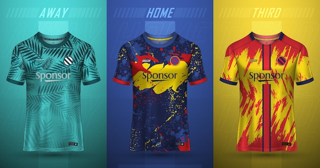 Футболка шаблон спортивной футболки дизайн