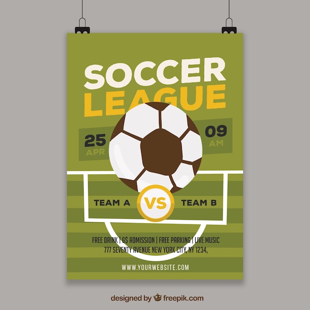 Soccer Flyer Images - Free Download on Freepik