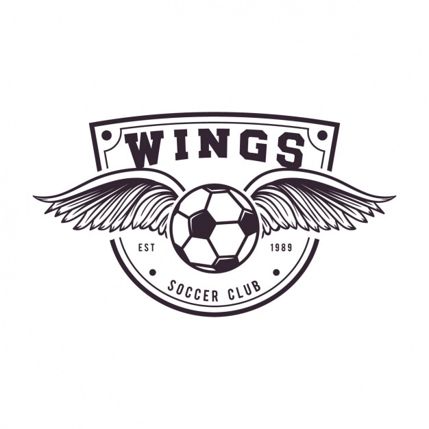 Soccer logo template design