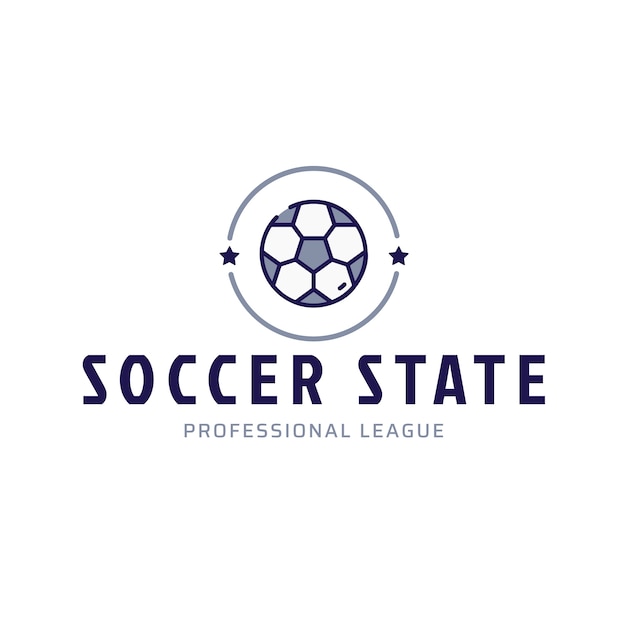 Free vector soccer logo template