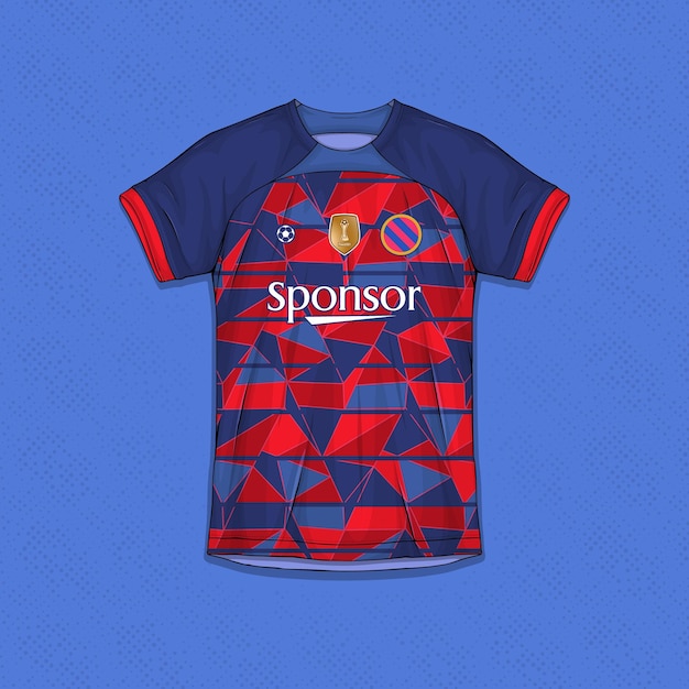 Free vector soccer uniform vector graphics sublimation sports apparel designs