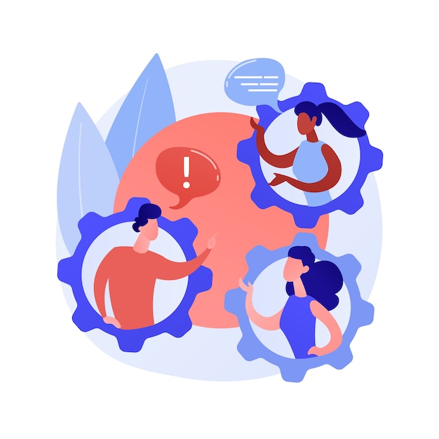 Illustrazione di vettore di concetto astratto di comportamento sociale. comportamento antisociale, abusi sui giovani, combattimenti tra bande, rivolte, bere alcolici, adolescente in difficoltà, bullismo, metafora astratta di violenza domestica.