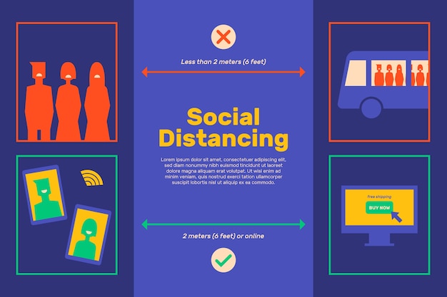 사회적 분산 infographic