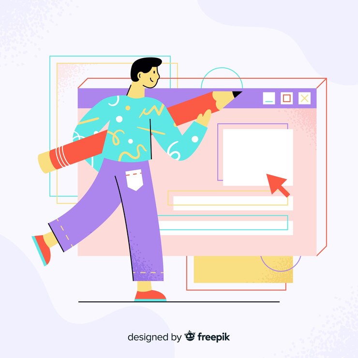 Free Vector social influencer flat background