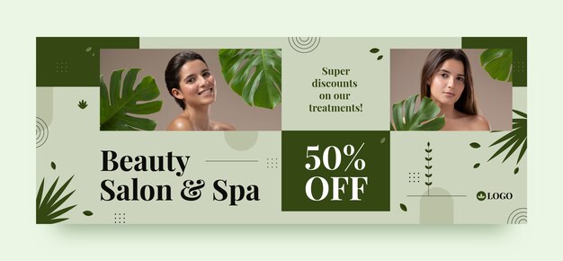 social media cover template for beauty and cosmetics