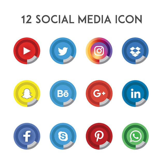 Social media icon collection