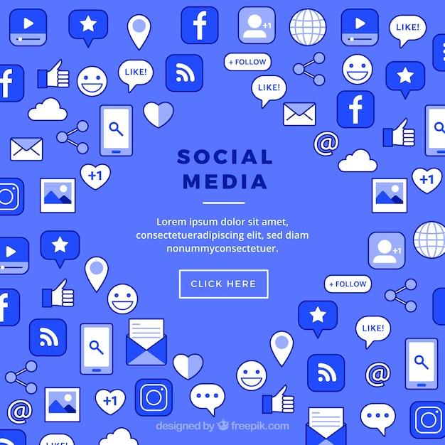 Free vector social media icons