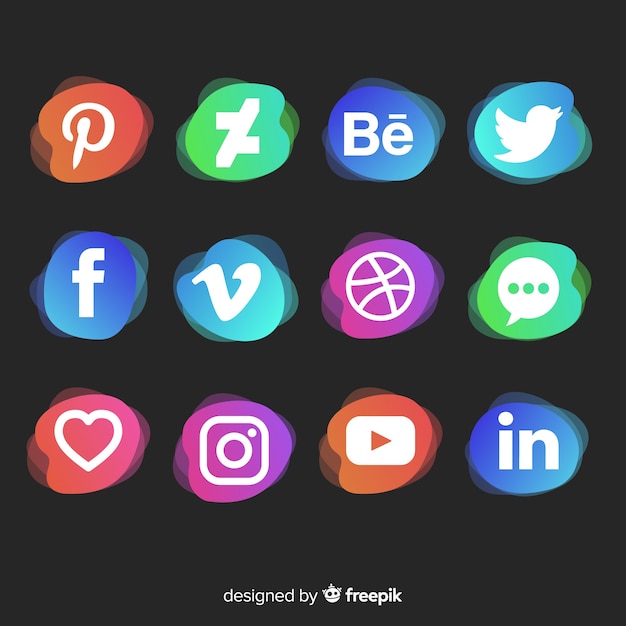 Social media logo collectio