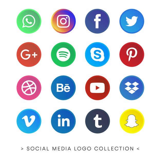 social media logo collection