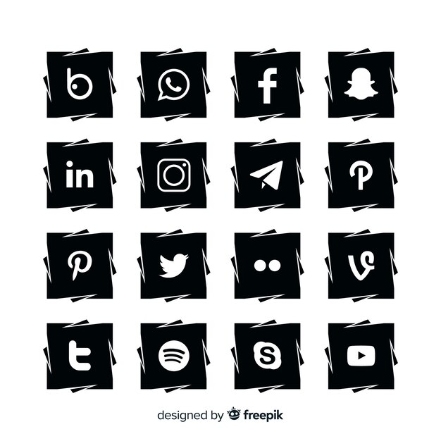 Social media logo collection