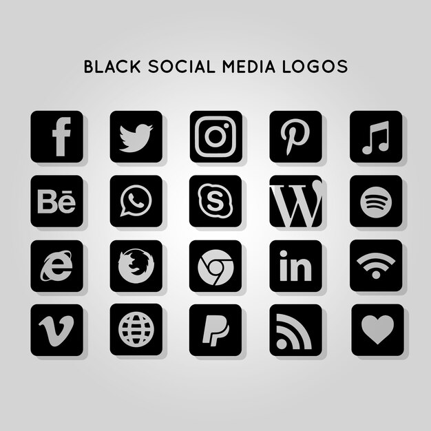 Download Free Social Media Logo Collection Free Vector Use our free logo maker to create a logo and build your brand. Put your logo on business cards, promotional products, or your website for brand visibility.