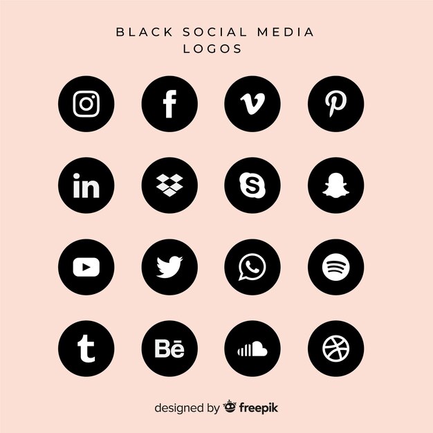 Social media logo collection