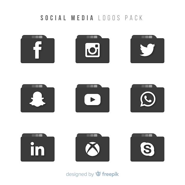 Social media logo collection