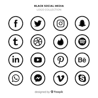 Social media logo collection