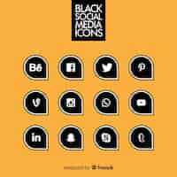 Free vector social media logo collection