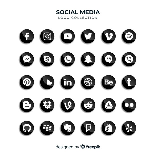 Social media logo collection