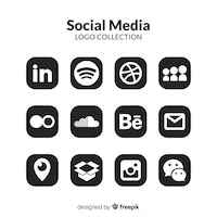 Social media logo collection