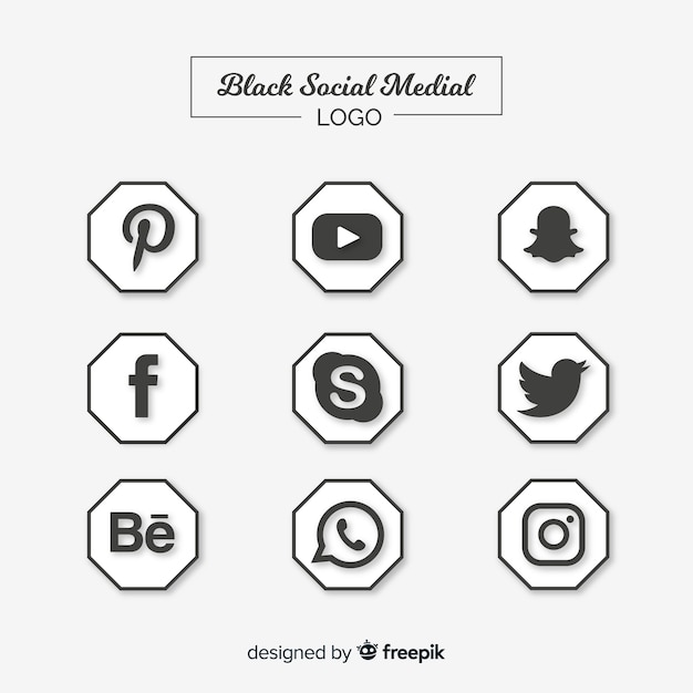 Social media logo collection