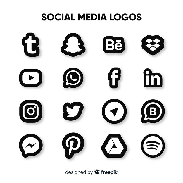 Social media logo collection