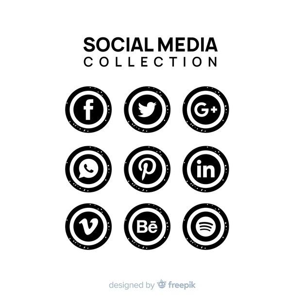 ソーシャルメディアのロゴコレクション