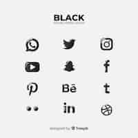 Free vector social media logo collection