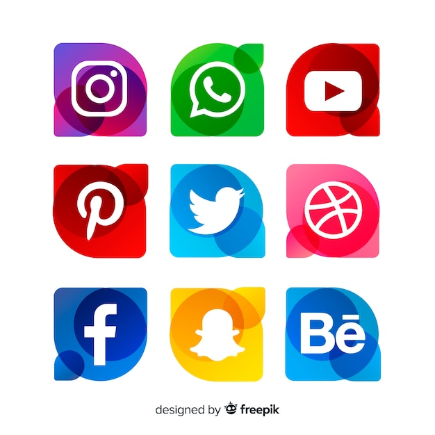 Social media logotype collection