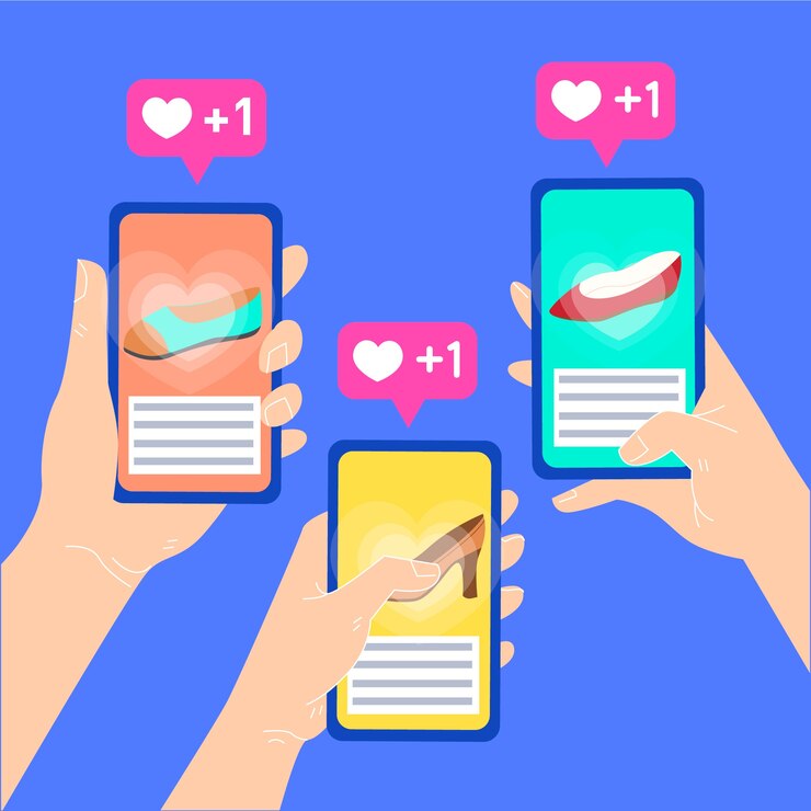 Free Vector social media marketing concept illustration