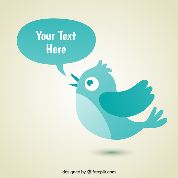 Free vector social media message