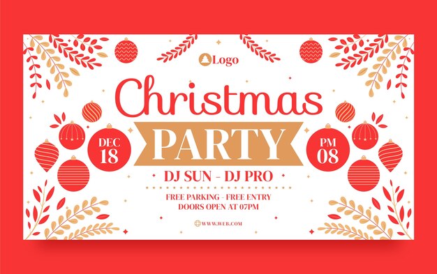 social media post template for christmas season celebration