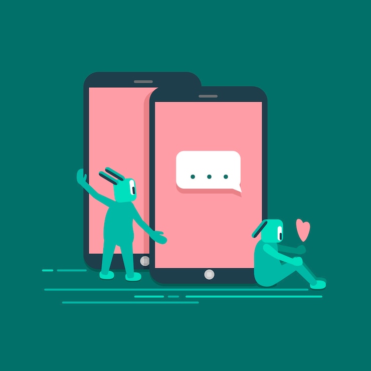 Free Vector social media technology internet vector illustration
