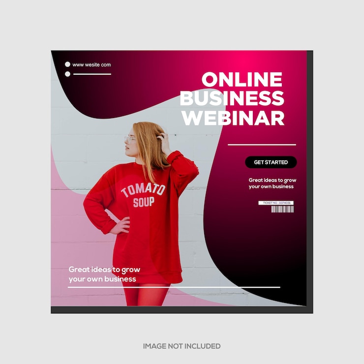 Free Vector social media template design minimalist modern