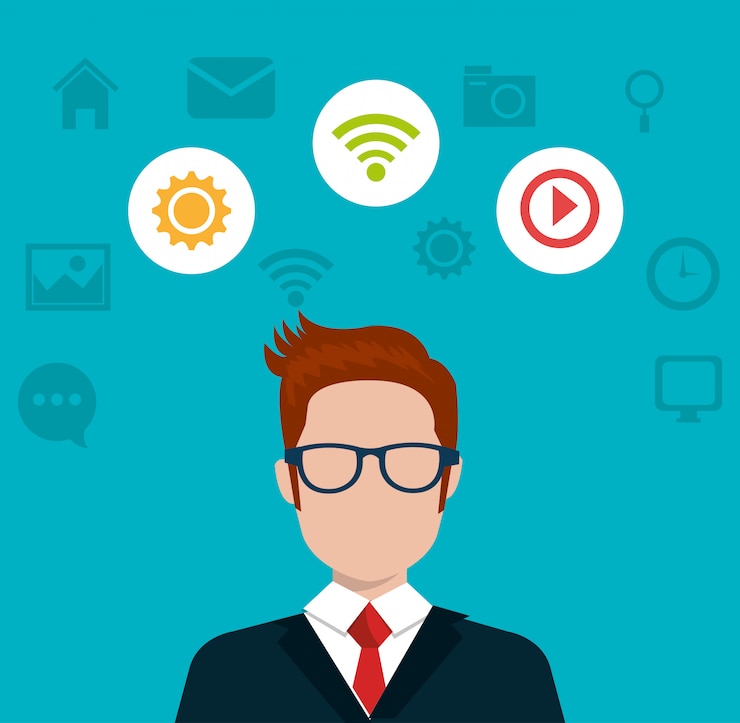 Free Vector social media  