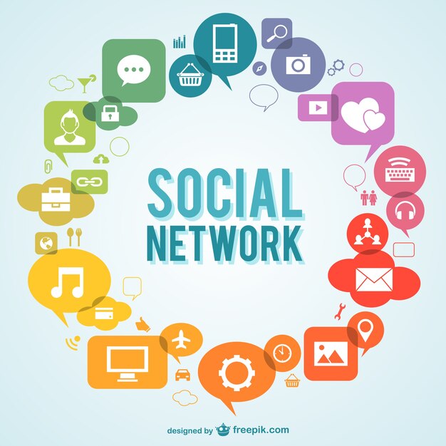 Social network icons