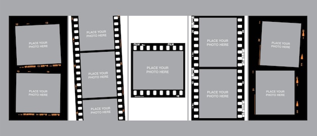 Социальные истории шаблоны диафильмов рамка пленки редактируемый эффект камеры