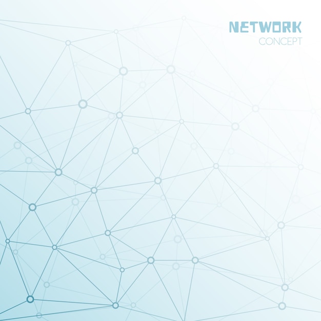 Social or technology network background