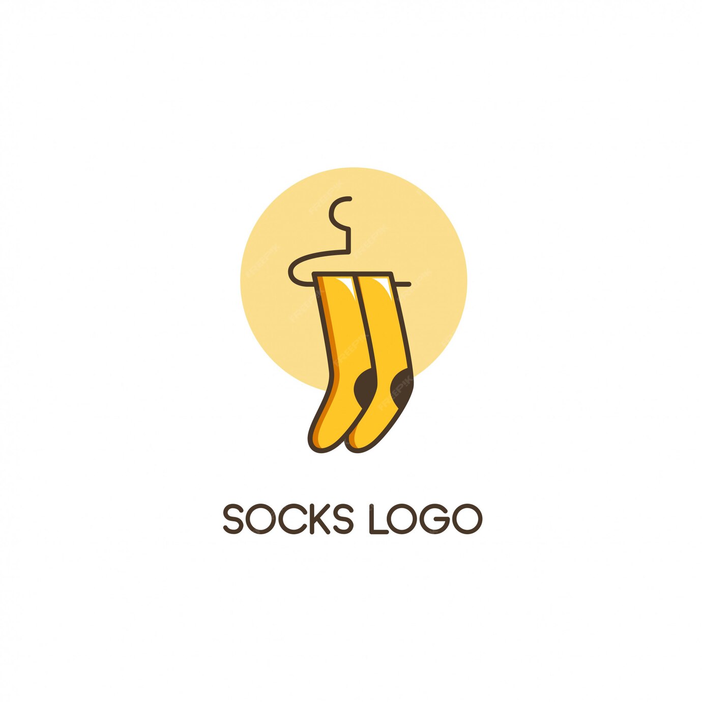 Premium Vector | Socks logo