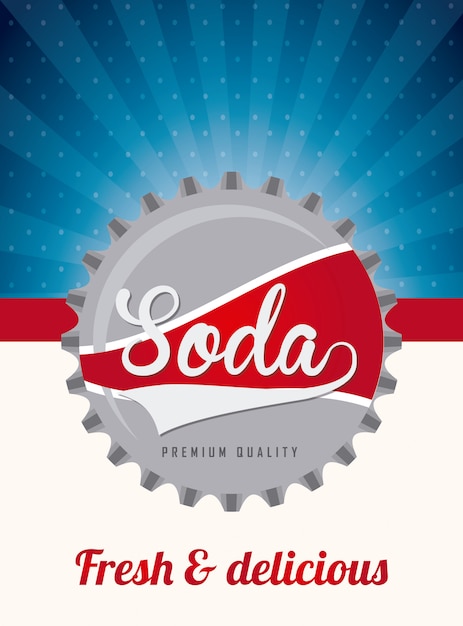 Free vector soda simple element