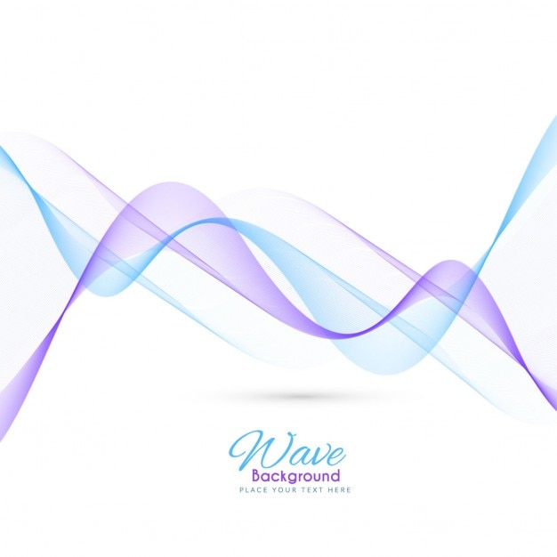 Free vector soft abstract background, wave effect