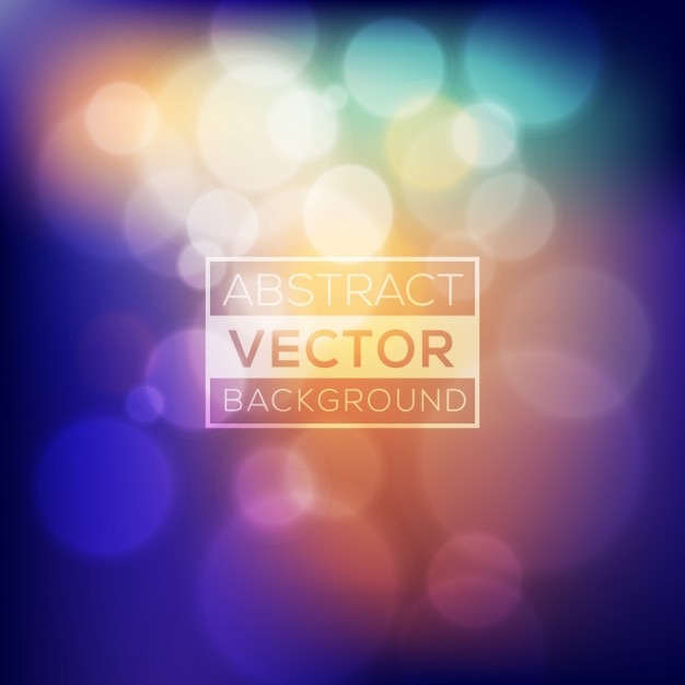 Vettore gratuito colorato vibrante sfondo bokeh