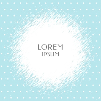 Soft blue polka dots pattern with text space