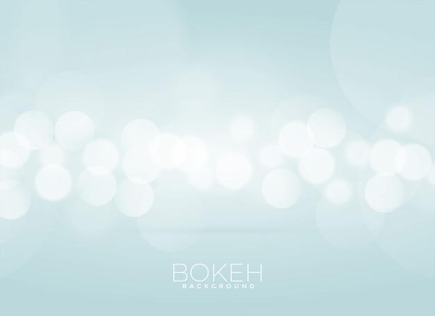 Free vector soft blurred bokeh background design