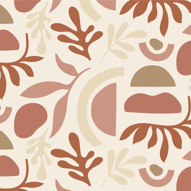 Free vector soft earth tones pattern template