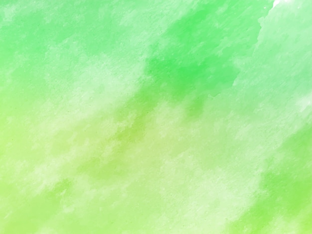 Soft green decorative watercolor texture background