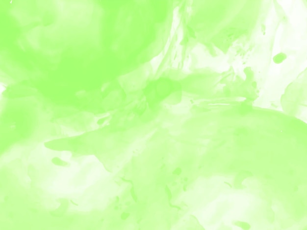 Мягкая зеленая акварель текстуры дизайн фона вектор