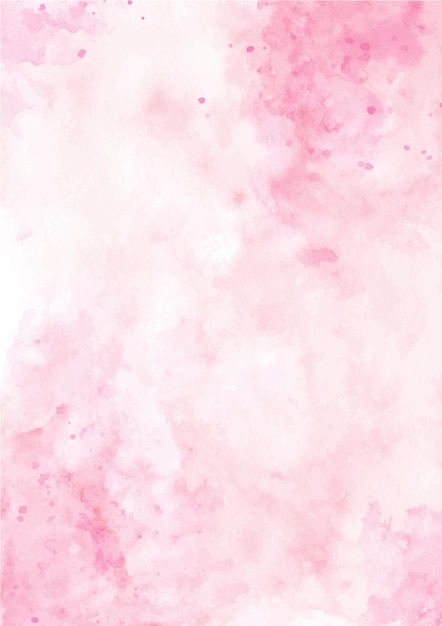 Мягкий розовый абстрактный фон с акварелью